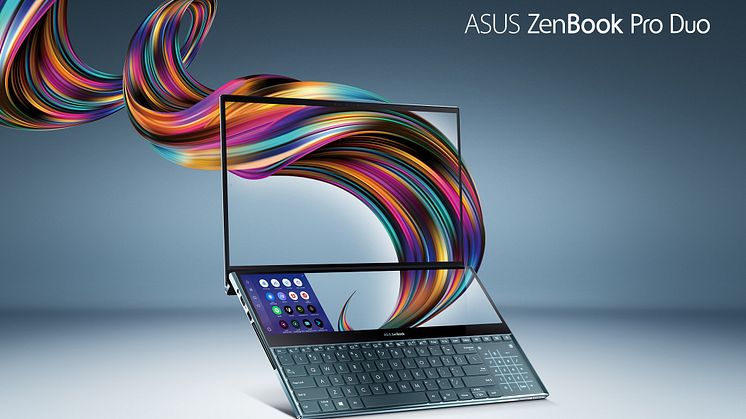 ​ASUS lanserar ZenBook Pro Duo med revolutionerande ScreenPad Plus