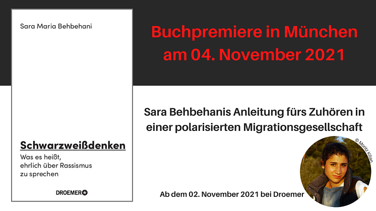 EINLADUNG: München: Sara Behbehani und Katharina Schulze (Die Grünen) über: Was es heißt, ehrlich über Rassismus zu sprechen