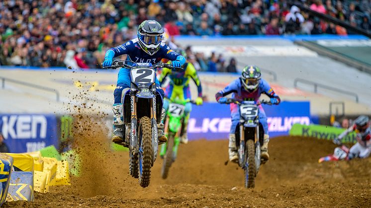 450SX：4位となった#2 C・ウエブ（YZ450F）は、ランキングトップに12ポイン差に拡大、残りは2戦