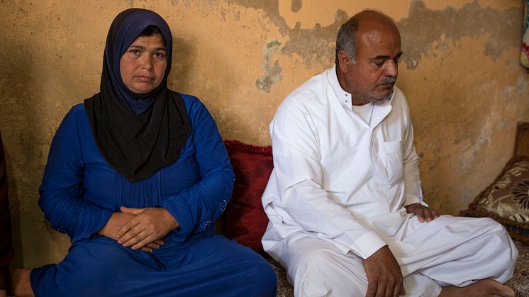 Familjen flydde undan IS våld