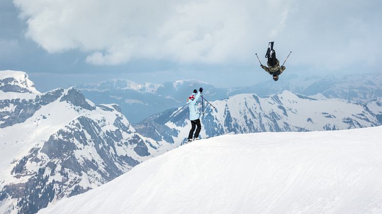 Freestyle Ski in Engelberg © Schweiz Tourismus, Fotograf Ruedi Flueck