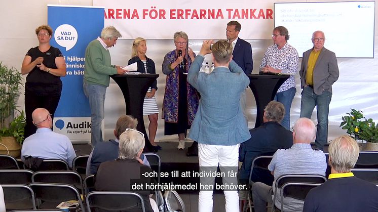 Framtidens digitala hörselvård - Audika i Almedalen 2019