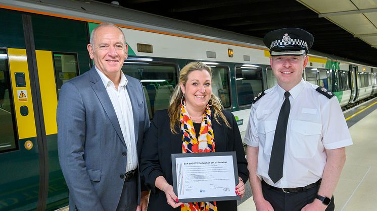 The declaration was signed by Patrick Verwer, CEO of GTR, and Christopher Casey, Chief Superintendent for the BTP