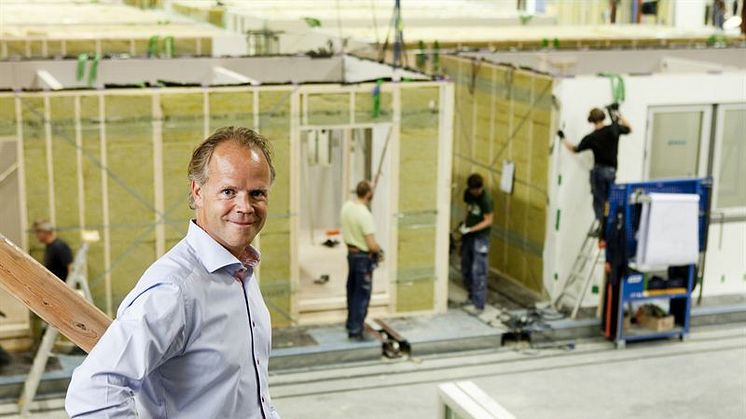 Stefan Lindbäck ser ljust på företagets framtid. Foto: Per Pettersson