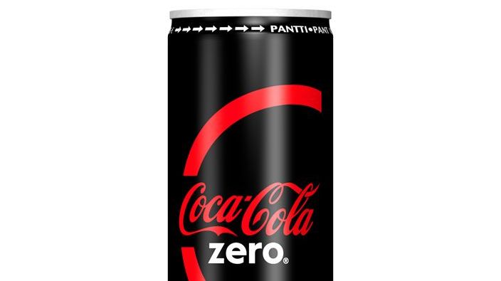 Coca-Cola Zero uudessa 250ml slim-tölkissä