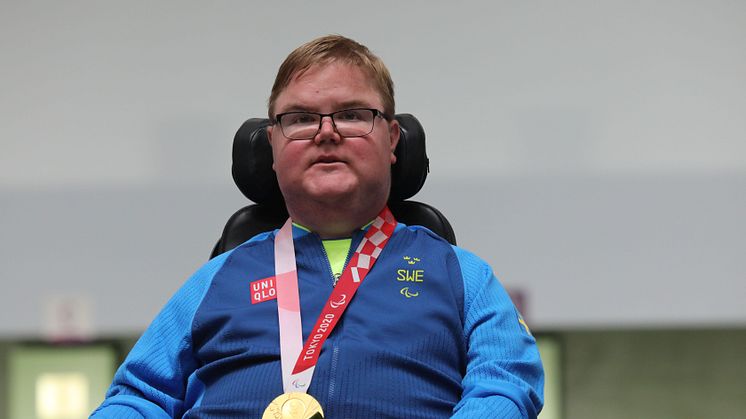 Sportskytten Philip Jönsson från Mariestad är årets hedersskaraborgre 2022. Foto: Sveriges Paralympiska Kommitté