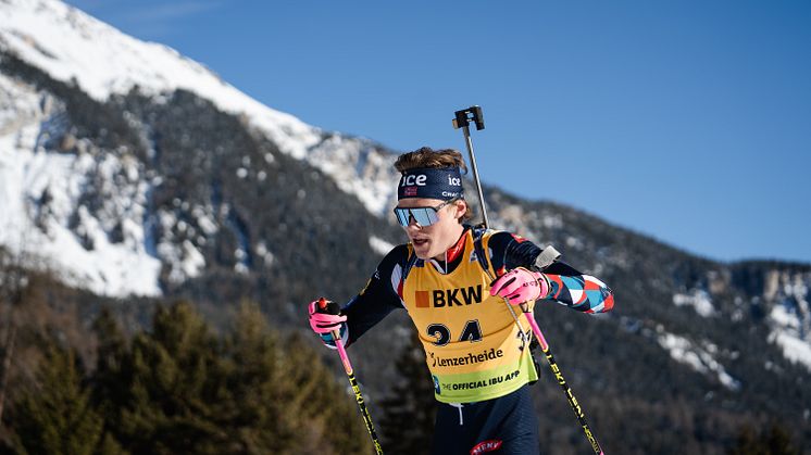 TIL CANADA: Martin Uldal (Birkenes IL) reiser til neste IBU Cup i Canmore. Foto: Emil Sørgård / NSSF