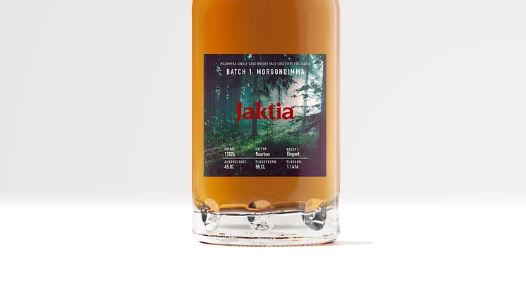 Jaktia lanserar egen whisky i samarbete med Mackmyra