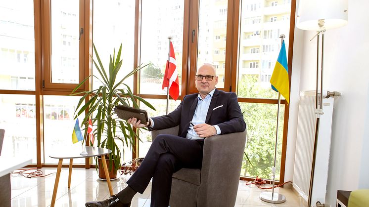 Dansk direktør tilbage i Ukraine: Jeg står skulder ved skulder med mine ansatte