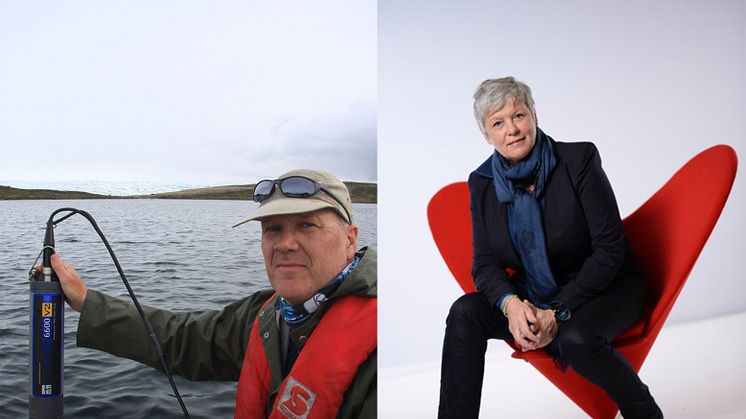Professor John Anderson och industridesigner Anne Asensio är årets hedersdoktorer vid teknisk-naturvetenskapliga fakultetn. Foto: Pierre Oesterle /Dassault Systèmes