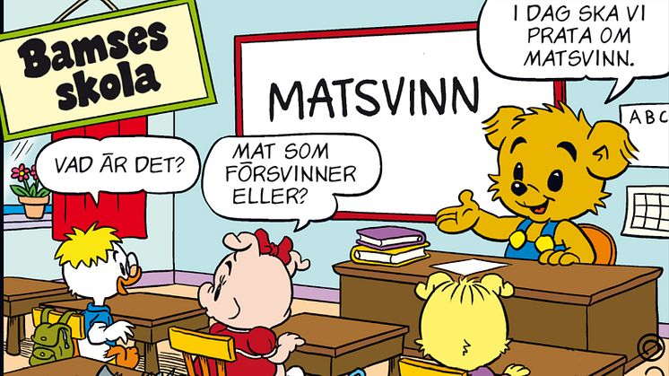 Bamse vill minska matsvinnet