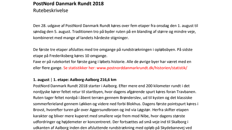 Rutebeskrivelse 2018