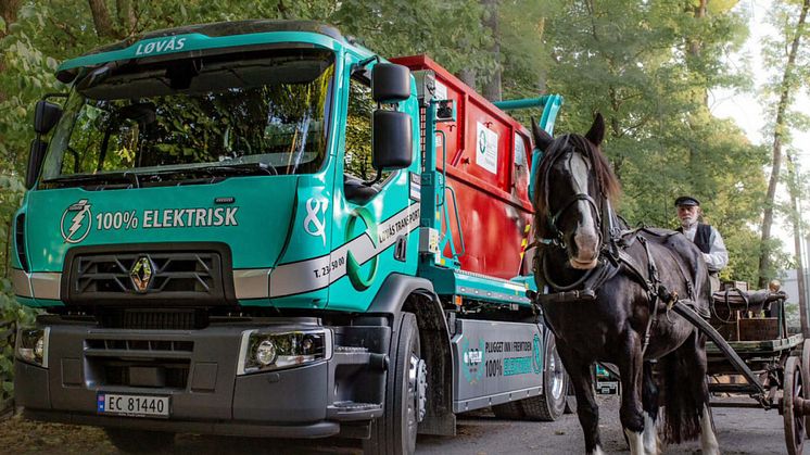 Først, og nå størst på elbiler til avfallshenting i Oslo 