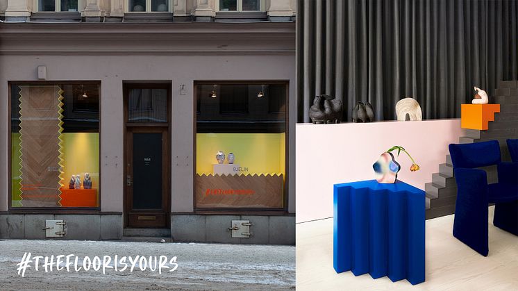 På förra årets möbelmässa lämnade Bjelin själva över golvet i showroomet i Stockholm till Joyn Studio som i sin utställning visade konstobjekt från The Ode To på Stockholm Design Week 2021.