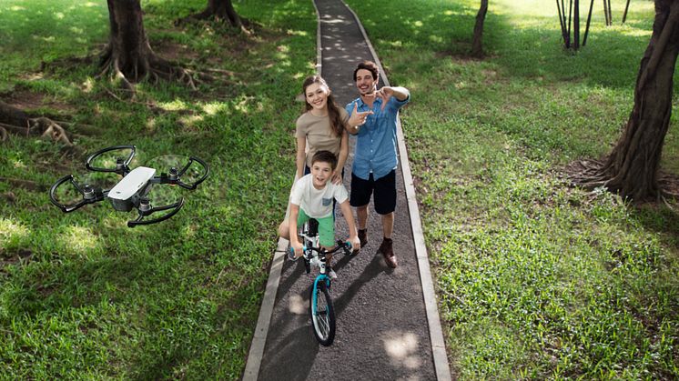 DJI Spark Family Bike Ride