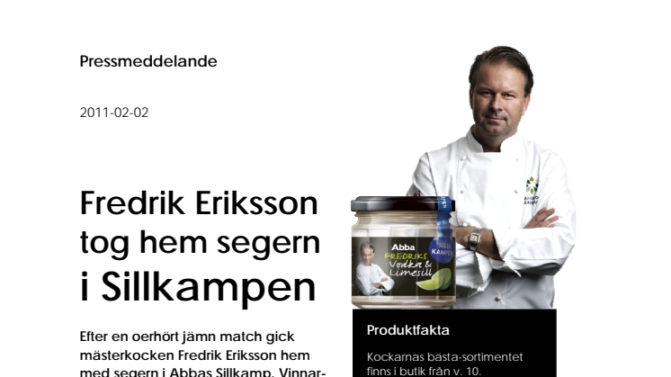 Fredrik Eriksson tog hem segern i Sillkampen
