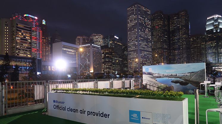 Blueair discusses new solutions for people “on-the-go” at Formula E in Hong Kong