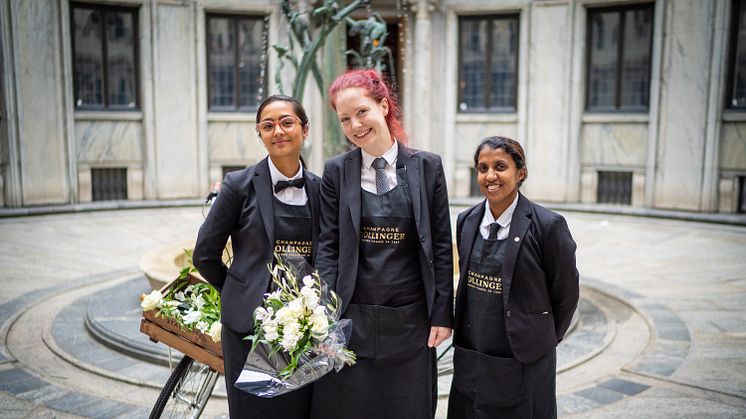 Förra årets finalister: Mio Bloom, Maja Hempel och Victoria Andersson