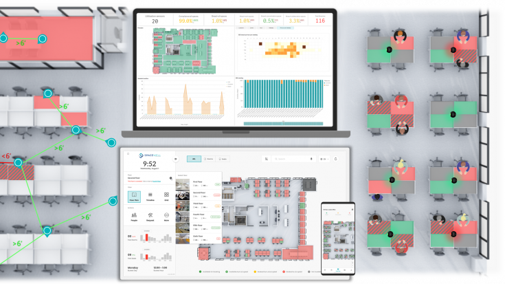 Spacewell stellt neue digitale Lösungen für eine sichere Rückkehr an den Arbeitsplatz vor