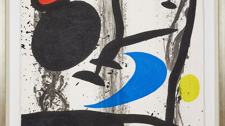 "Grand Triptyque Noir", Joan Miró