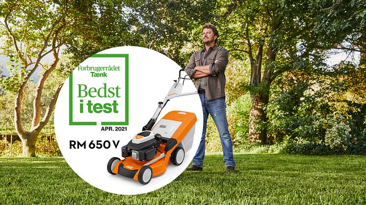 RM 650 V gikk til topps i det danske Forbrugerrådets test. Foto: STIHL