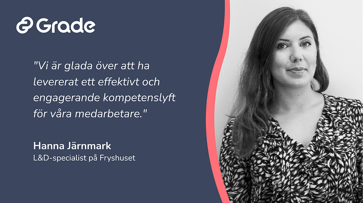 L&D-specialist Hanna Järnmark berättar om Fryshusets nya lärplattform