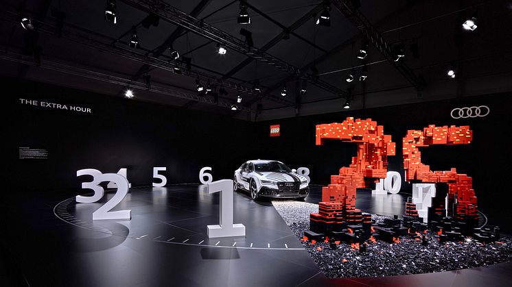 “The extra hour” installation by Audi and the LEGO® Group at Design Miami