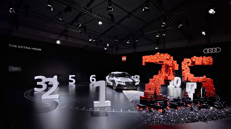 “The extra hour” installation by Audi and the LEGO® Group at Design Miami