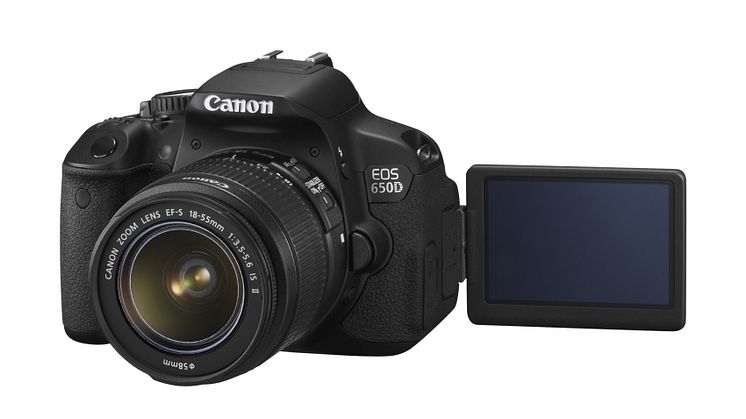 Canon lanserer nye EOS 650D -  video - EOS med berøringsskjerm
