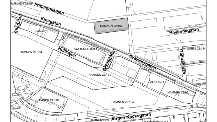Karta M1 Nyhamnen