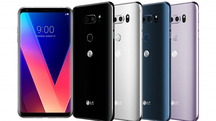 LG:s hyllade smartphone V30 lanseras på den nordiska marknaden