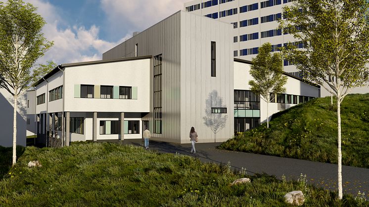 LINK Arkitektur utformar en ny sjukhusbyggnad vid Lycksele lasarett.