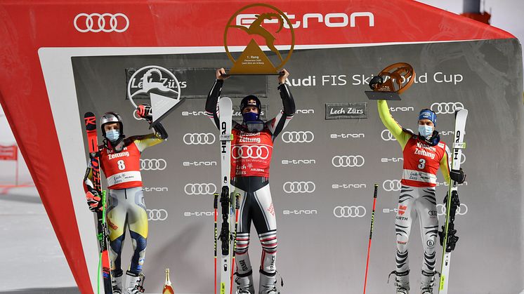 Alexis Pinturault wins the Parallel Slalom in Lech/Zürs