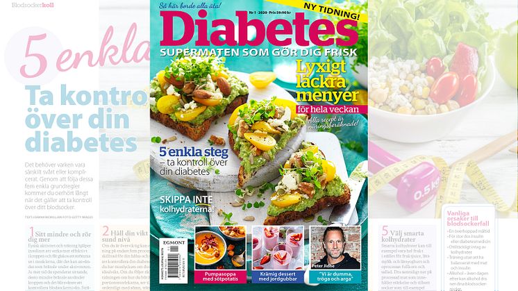 Nytt livsstilsmagasin för diabetiker 