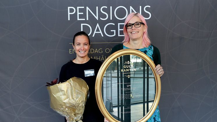 ​SPP årets vinnare av pensionspriset Guldkanten