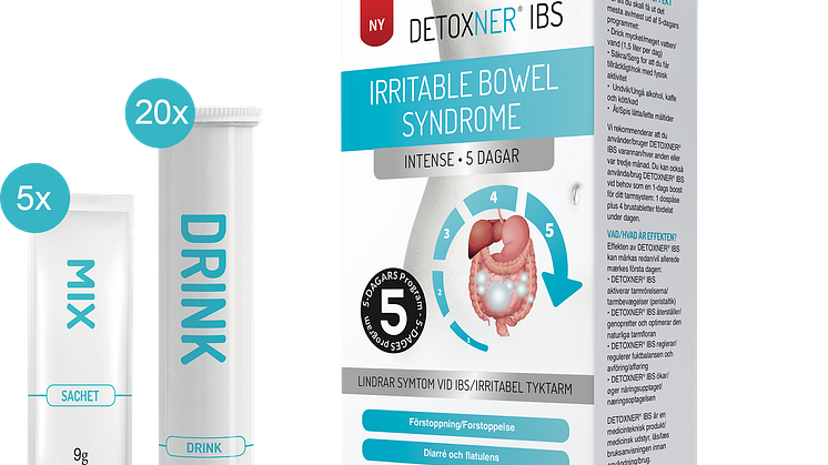 Detoxner IBS Intense 5 dagar - lindrar symtom vid IBs