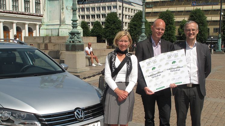Volkswagen vann Miljöbästa Bil för tredje året i rad