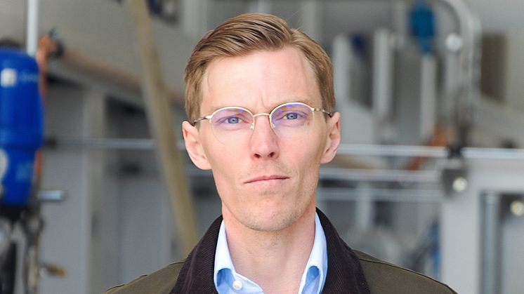 Olle Ekman, nyanställd säljare/projektledare på Mercatus. 