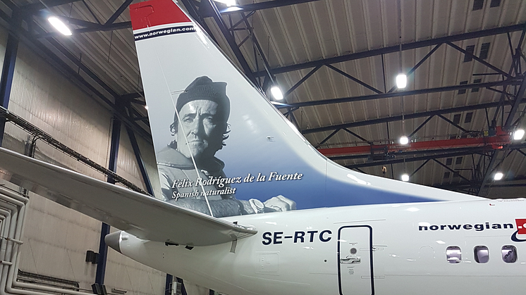 SE-RTC Rodríguez de la Fuente - Boeing 737 MAX 8 - estribor
