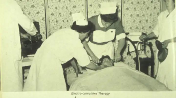 Winwick_Hospital,_Electroconvulsive_therapy,_1957_(14466087218)