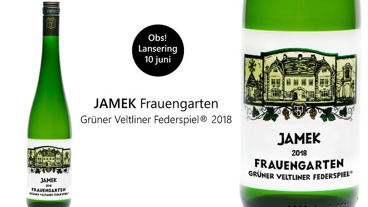 Ried Frauengarten Grüner Veltliner Federspiel 2018 lanseras i Systembolagets TSV-sortiment.