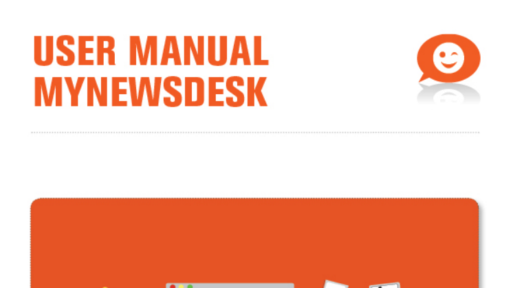 User Manual Mynewsdesk