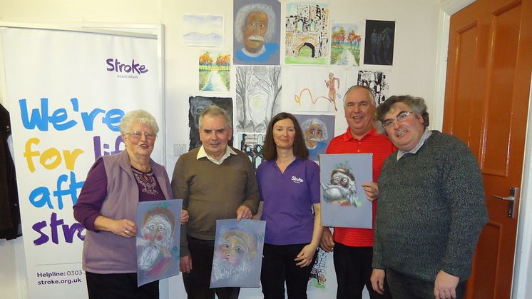 ​Salford stroke survivors express themselves thanks to charity workshops