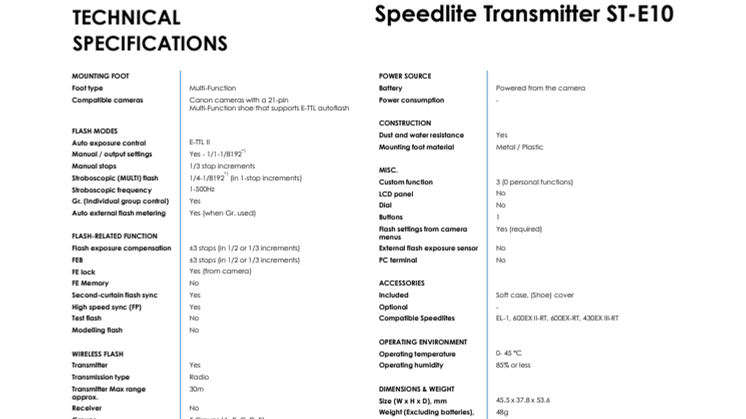 Speedlite Transmitter ST-E10_PR Spec Sheet.pdf