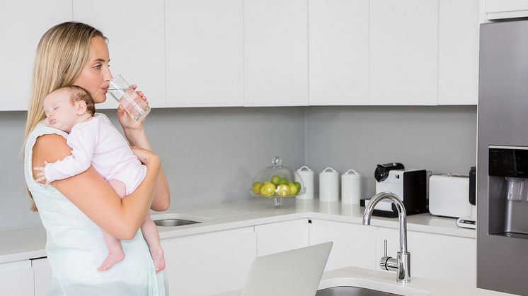 A new survey from Bluewater shows the majority of Americans (56%) worry their drinking water contains harmful contaminants like lead, bacteria, carcinogens, and plastic.  (Photo Credit WaveBreakMedia iStock)
