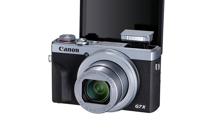 PowerShot G7X MK III LCD Up SILVER FSL 02