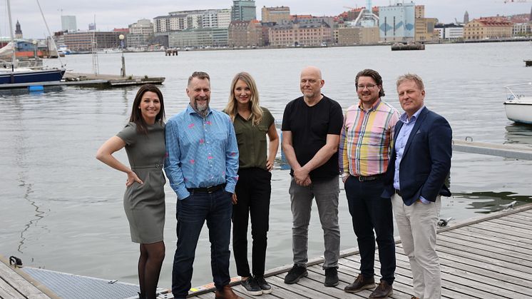 Gruppbild: Mats Nilsson, Samira Sabic, Anders Båtsman, Roland Albrecht, Martin Karlsson och Sofia Petersson