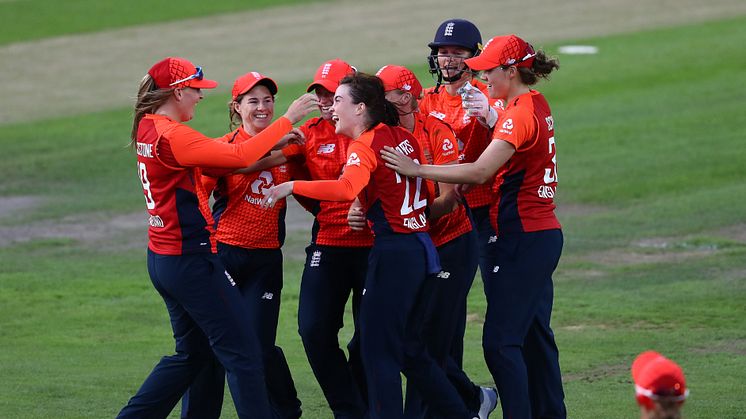 Mady Villiers took 2-20 on debut. Photo: Getty Images