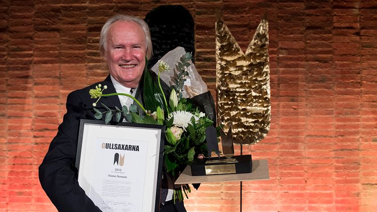 Hasse Persson får Gullsaxarna 2015