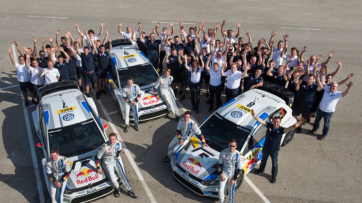 Volkswagen är världsmästare i rally – vann även konstruktörstiteln
